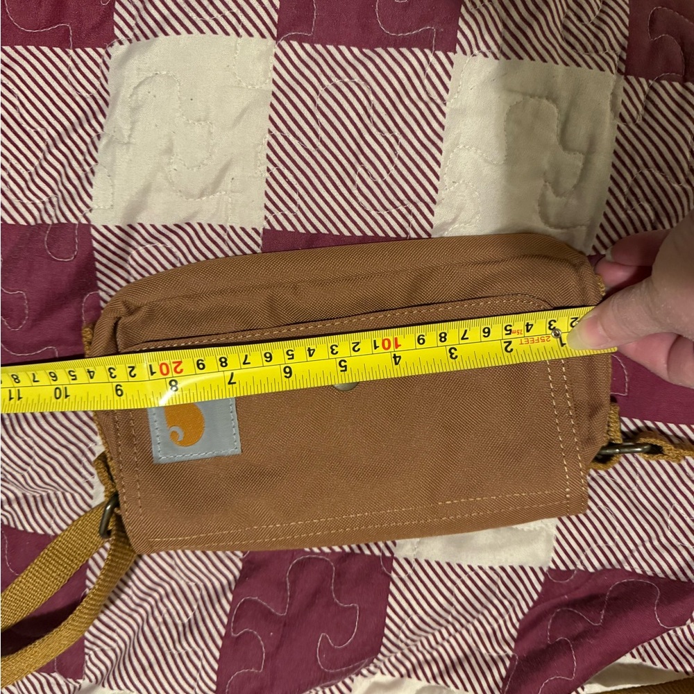 Carhartt Tan Canvas Crossbody Bag with Strap - Picture 5 of 6